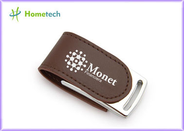 kaufen Lederne Usb-Scheiben-kundenspezifische Metall-PU 4GB 8GB Pendrive 64MB zu 32GB Online-Herstellung
