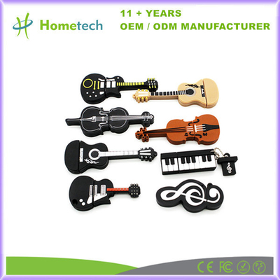 kaufen Greller Antrieb 1GB 2GB USB 2,0 Pen Drive 16GB 32GB Karikatur-E-Gitarre USBs Online-Herstellung