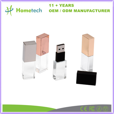 kaufen Fast Speed Glass Crystal USB-Flash-Laufwerk 8 GB 16 GB 4 GB Transparentes USB-Flash-Laufwerk Online-Herstellung