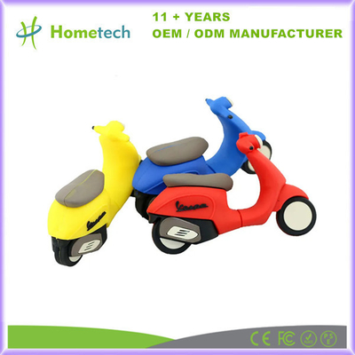 kaufen Zeichentrickfilm-Motorrad-USB-Flash-Laufwerk 8 GB 16 GB 32 GB Silikon-Motorrad-Stift-Laufwerk USB-Flash-Disk Online-Herstellung