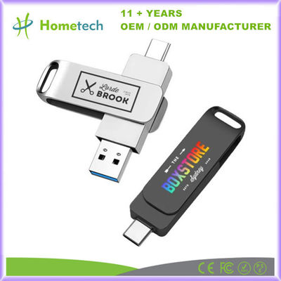 kaufen Hochgeschwindigkeit 500 MB/s Metall Wasserdicht USB C-Flash-Laufwerk Wasserdicht Große Kapazität Online-Herstellung