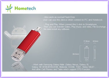 kaufen USB-Blitz-Antrieb Handy 32GB Hochgeschwindigkeits-OTG/blaue u-Scheibe Online-Herstellung