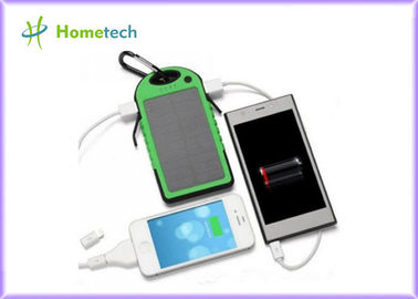 kaufen stoßsicherer Doppelsolarusb-port-externe bewegliche Energie-Bank 5V 1A Online-Herstellung