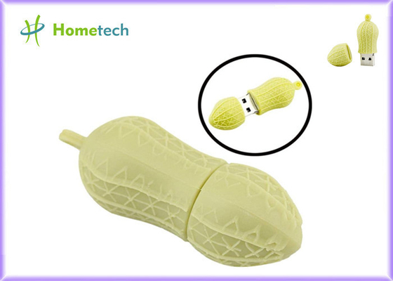 kaufen Kundengebundener USB greller Plastikantrieb 4GB 8GB 4.3x1.3cm Erdnuss-Shell PVCs Online-Herstellung