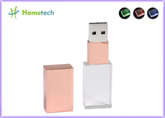 kaufen Hochgeschwindigkeits-kundenspezifischer Form USB2.0/3.0 USB-Blitz fährt fördernden Kristall-USB grellen Antrieb LED für Geschäftsgeschenk Online-Herstellung