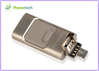 Handy USB-Speicher 3 in 1 Multifunktions-OTG Kartenleser U-Scheibe Pendrive für iPhone IOS u. Samsung Android