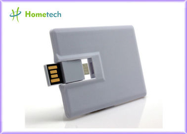 Weiße Plastikkreditkarte OTG/Handy USB-Blitz-Antrieb 16GB 32GB für intelligentes Telefon