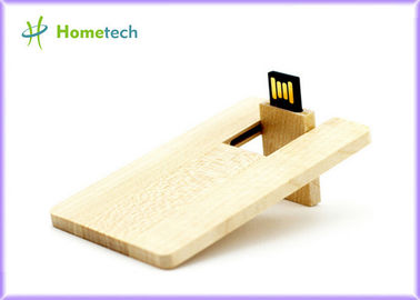 Hölzerner Kreditkarte USB-Speichergerät Usb-Memorystick des USB-Stick-8GB
