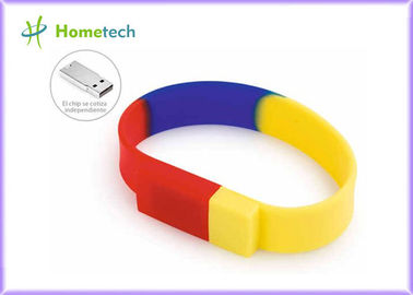 Flexibler einzigartiger Blitz-Antriebs-fördernder Silikon Usb-Memorystick Wrisband USB