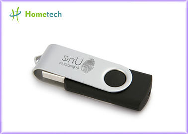 Schwarzer Schwenker 1gb kundenspezifischer Usb-Blitz fährt Masse mit Laser oder Drucklogo