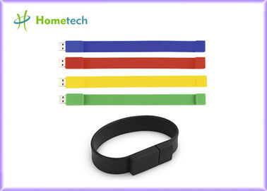 Silikon-Armband-Gummiband-Manschette USB-Blitz-Antrieb 1-jähriges Guarante