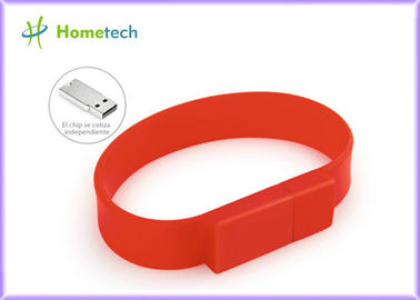 Kundenspezifischer Silikon-Armband Usb-Blitz-Antrieb 4GB L 220mm X W 18mm X D 8mm