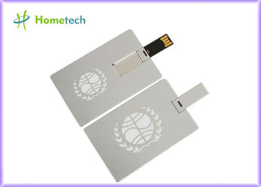 Wasserdichtes Super Slim-Kreditkarte USB-Speichergerät, Metall-USB-Blitz-Antriebe