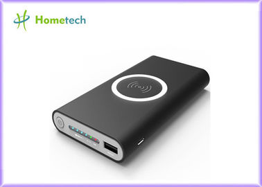 Dünnes Mini-Qis drahtloses tragbares Ladegerät-stumpfes Polnisches der Energie-Bank-8000mah mit Usb-Art c-Hafen