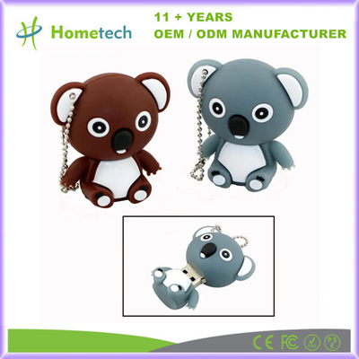 Koala 3D 32GB benutzerdefiniertes USB-Flash-Laufwerk Geschenke Stiftlaufwerk benutzerdefiniertes PVC-USB-Stick