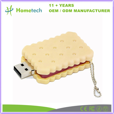 3D benutzerdefinierte Sushi geformte USB-Flash-Disk Hochgeschwindigkeits-Cookies USB-Flash-Laufwerk 8 GB