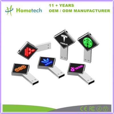 Licht dein Logo perfekt Promotion Geschenk Metall USB-Flash-Laufwerk mit USB 2.0/3.0 Schnittstelle
