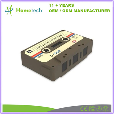Portable USB Flash Drive 16 GB USB-Speicherstick mit Geschenk-Box in Form von Audio-Kassette