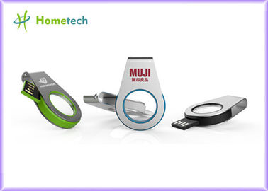 360°, das USB-helles Acrylminigrößen-Metall/Acrylschwenker USB-Blitz-Antriebs-Recorder-Unterstützung USB 2,0 mit LED-Licht dreht