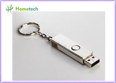 Daumen des Metall16gb/8GB fährt, der Memorystickusb-stick, der mit Schlüsselring pendrive ist
