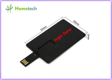 Schwarzer Plastikkreditkarte/Karten-kundenspezifischer Logo-Geschäfts-Entwurf Usb-Blitz-Antriebs-Stock 4GB 8GB 16GB 32GB