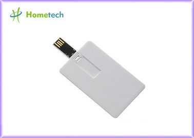 Weißes Kreditkarte USB-Speichergerätgeschäft und -Feriengeschenk für Schule/Studenten