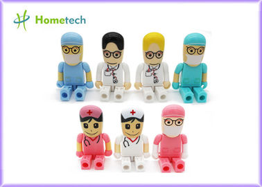 Minidoktor-Krankenschwesterkarikatur geschenk Charakter USB-Antriebe 64gb pendrive