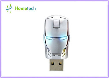 Fehlerloser Gedächtnis-Antriebs-Stock des Rächer-Eisen-Mann-LED des Blitz-4GB Plastik-USB des Blitz-2,0