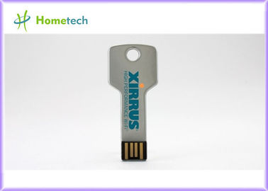Wasserdichte Aluminiumschlüssel-Scheibe/Schlüssel USBs 2,0 U USB-Memorystick 4GB 8GB 16GB