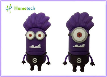 Purpurrote Karikatur USB 8gb, purpurroter USB-Antrieb, purpurroter Günstling USB-Blitz-Antrieb