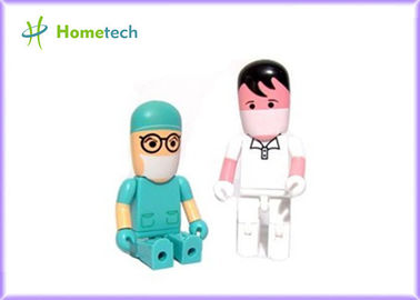 Kundenspezifische Flash-Speicher-Zeichentrickfilm-Figur USB-Blitz-Antrieb USBs Antriebe geformter Plastik-USB