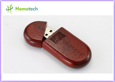 Ovaler hölzerner Blitz-Antrieb Shells USB