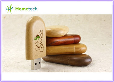 Hölzernes USB-Blitz-Antrieb Soem-Geschenk hölzernes USB, kann Ihr eigenes LOGO einbrennen hölzernen USB-Antrieb