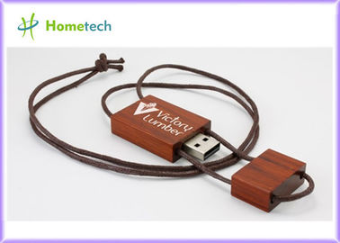 Logo kundengebundener hölzerner USB-Blitz-Antrieb