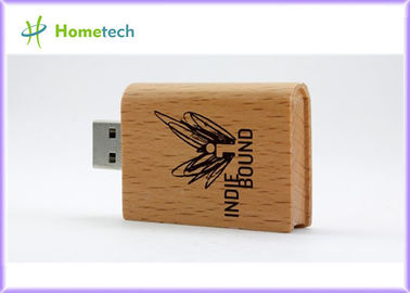 Blitz-Antriebs-Förderungs-Buch Soems hölzernes USB hölzerner USB-Stick Pendrive 4GB mit Firmenlogo 4GB 8GB 16GB 32GB