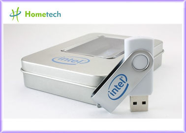 Fördernder Metalltorsion USB-Stock mit freiem Logo-Drucken