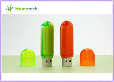 USB-Flash-Speicher-Antriebs-Falten-Stift-Blau, Plastik-USB-Blitz-Antrieb mit Keychain für Geschenk