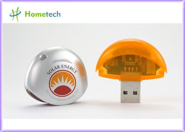 Kreisen Sie Plastik-USB Gedächtnis der Form-8GB/grelle Scheibe USBs 1,1 in Windows OS ein