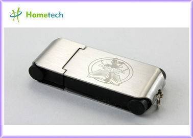 Logo-Stich-/Druckmetalldaumen-Antrieb/Metallfährt schlüssel-USB-Blitz