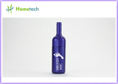 Grelle Scheibe 16GB Wein-Flasche USBs, füllen geformten USB-Blitz 8gb ab