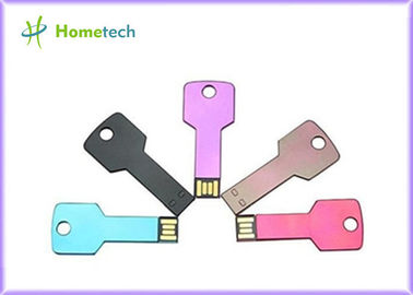 Kundengebundener Minischlüssel 2GB 4GB 8GB metallformte USB Pendrive USB 2,0 grelle Antriebe