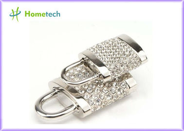 silberner Gerät-Kristallverschluß USB-Blitz-Antriebs-wirkliche Kapazität der Diamant-MB 256MB/512/1GB