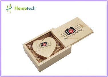 Flash-Speicher-Stock-Stift 64GB ECO hölzernes USB kundenspezifisches LOGO farbenreiches Drucken wasserdicht