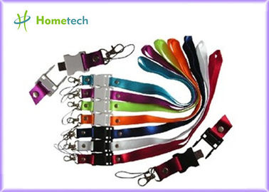 Weiße Plastikabzugsleine USB-Blitz-Antriebe/USB-Daumen fährt 2GB 4GB 8GB