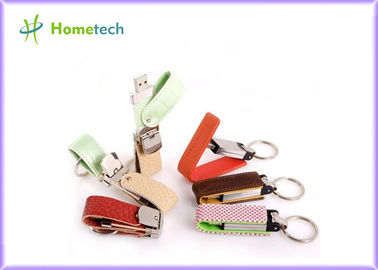 Leder USBs der hohen Kapazitäts-16GB grelle Scheibe, Minischlüssel-grelle Scheibe USBs