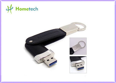 Schlüsselanhänger lederner Scheiben-/Flash-Speicher-Stock-Stift-Daumen-Antrieb USBs grelle