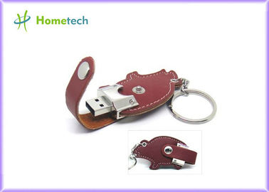 Tasche lederne grelle hohe Kapazität USBs Scheiben-16GB 32GB mit 64GB