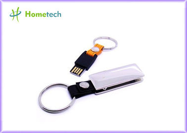 Leder USBs des Splitter-4GB Keychain grelle Scheiben-Memorystick-Stift-Daumen-Antrieb