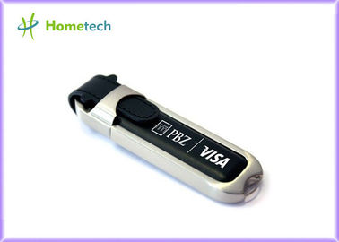 Leder USBs der hohen Kapazitäts-8GB grelle Scheibe, Memorystick-Daumen-Antrieb