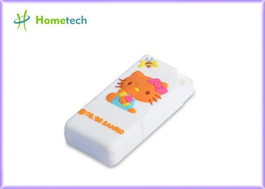 Rechteck-Karikatur USB-Blitz-Antrieb PVCs 2D, USB-Stick-codierte Karte